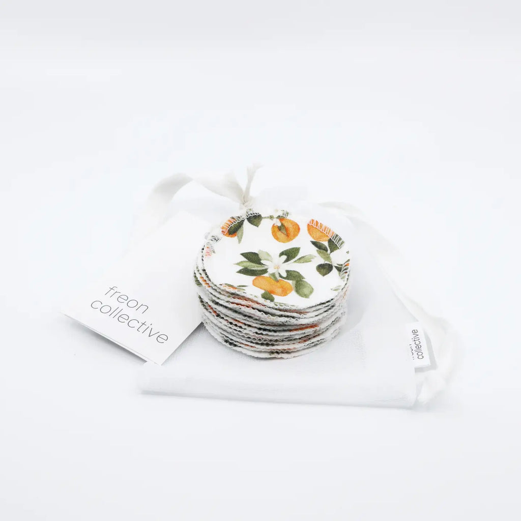 Organic Cotton Rounds - Clementine image 1