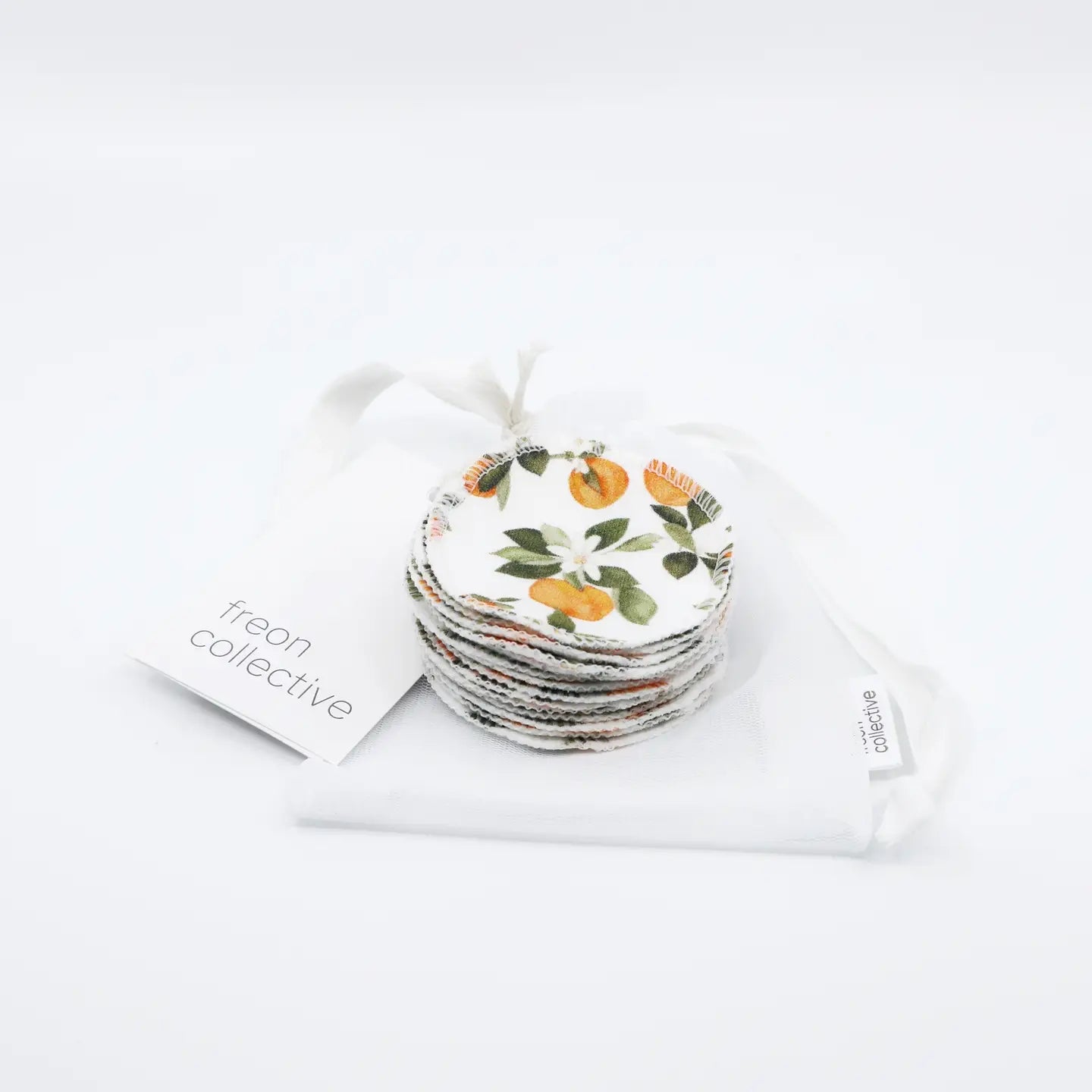 Organic Cotton Rounds - Clementine image 1