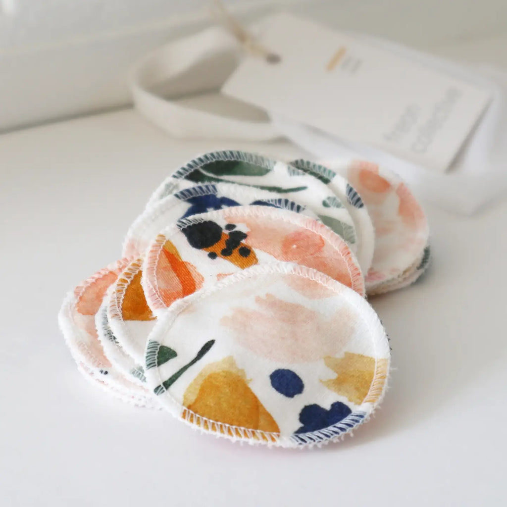 Organic Cotton Rounds - Sierra Florals image 0