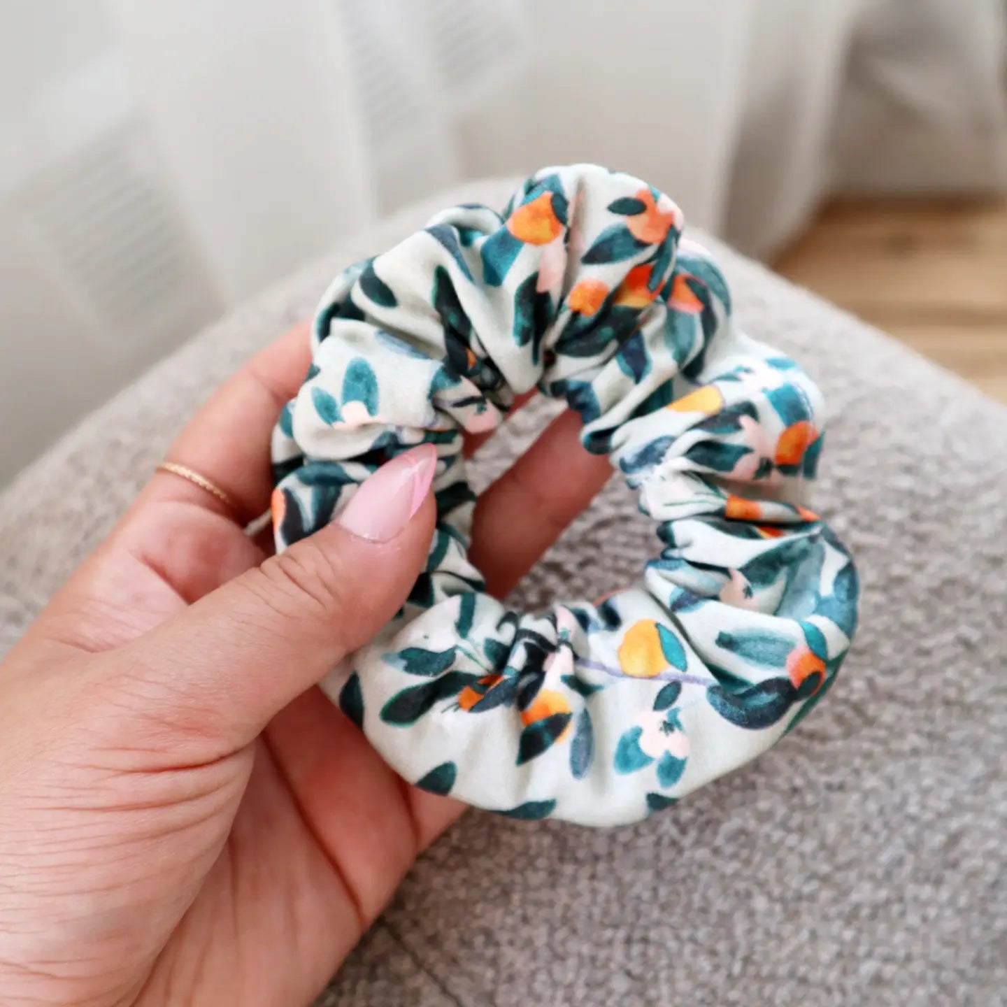 Hair Scrunchie - Sage Citrus image 2