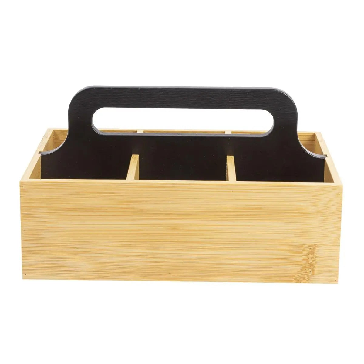 Bamboo Organizer with 6 Compartments image 1
