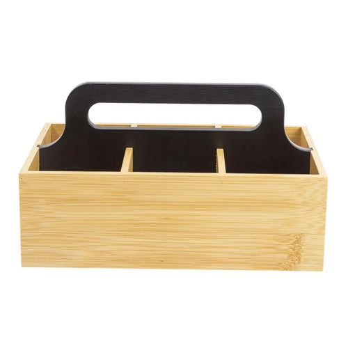 Bamboo Organizer with 6 Compartments image 1