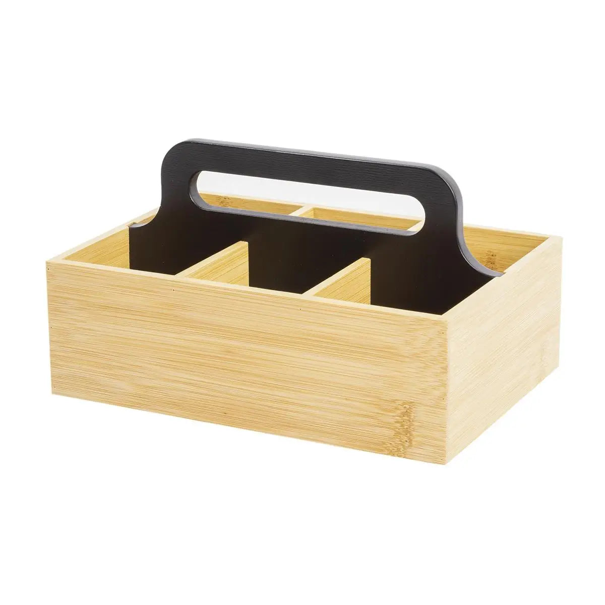 Bamboo Organizer with 6 Compartments image 2