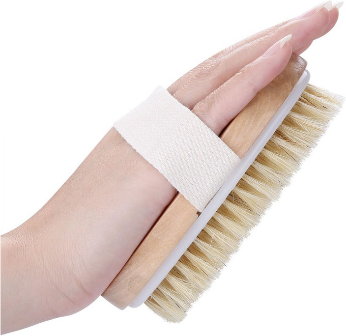 Natural Bristle Wooden Dry Brush image 1
