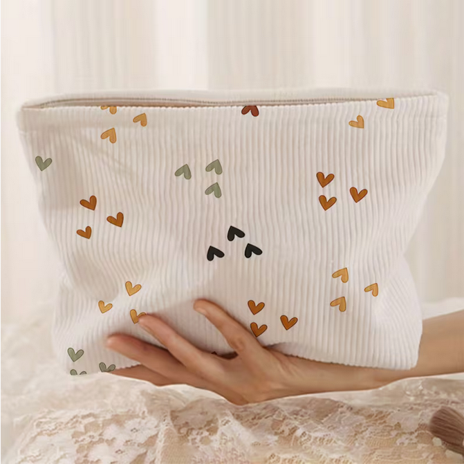 Makeup Bag - Hearts