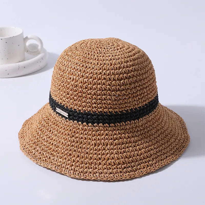 Sunday Boardwalk - Straw Crochet W/Trim image 2