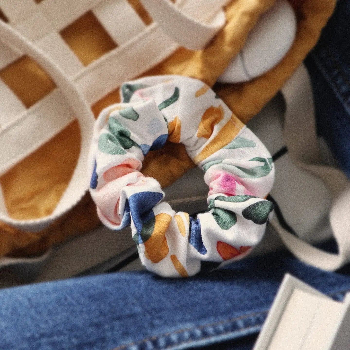 Hair Scrunchie - Sierra Florals image 2