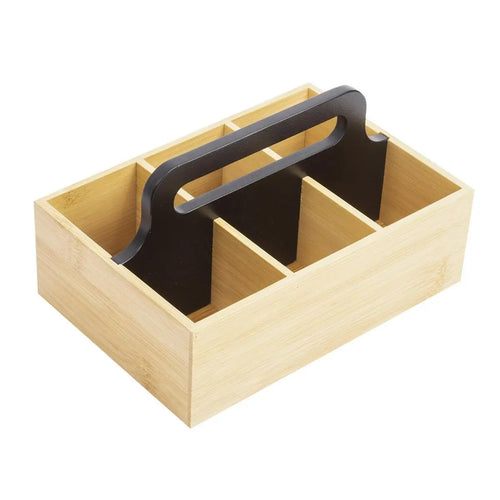 Bamboo Organizer with 6 Compartments image 0