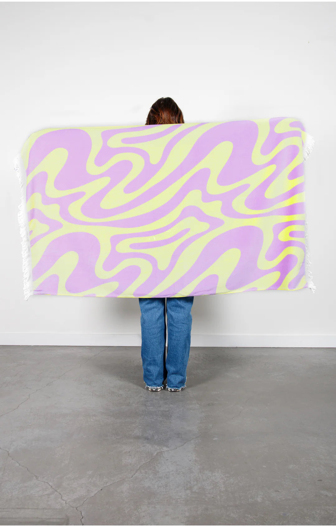 Bowie Velour Beach Towel image 1